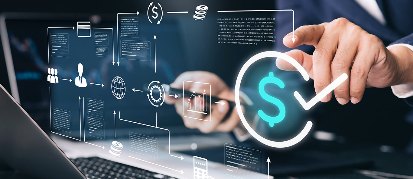 financialplan-1 Someone using a business analytics platform